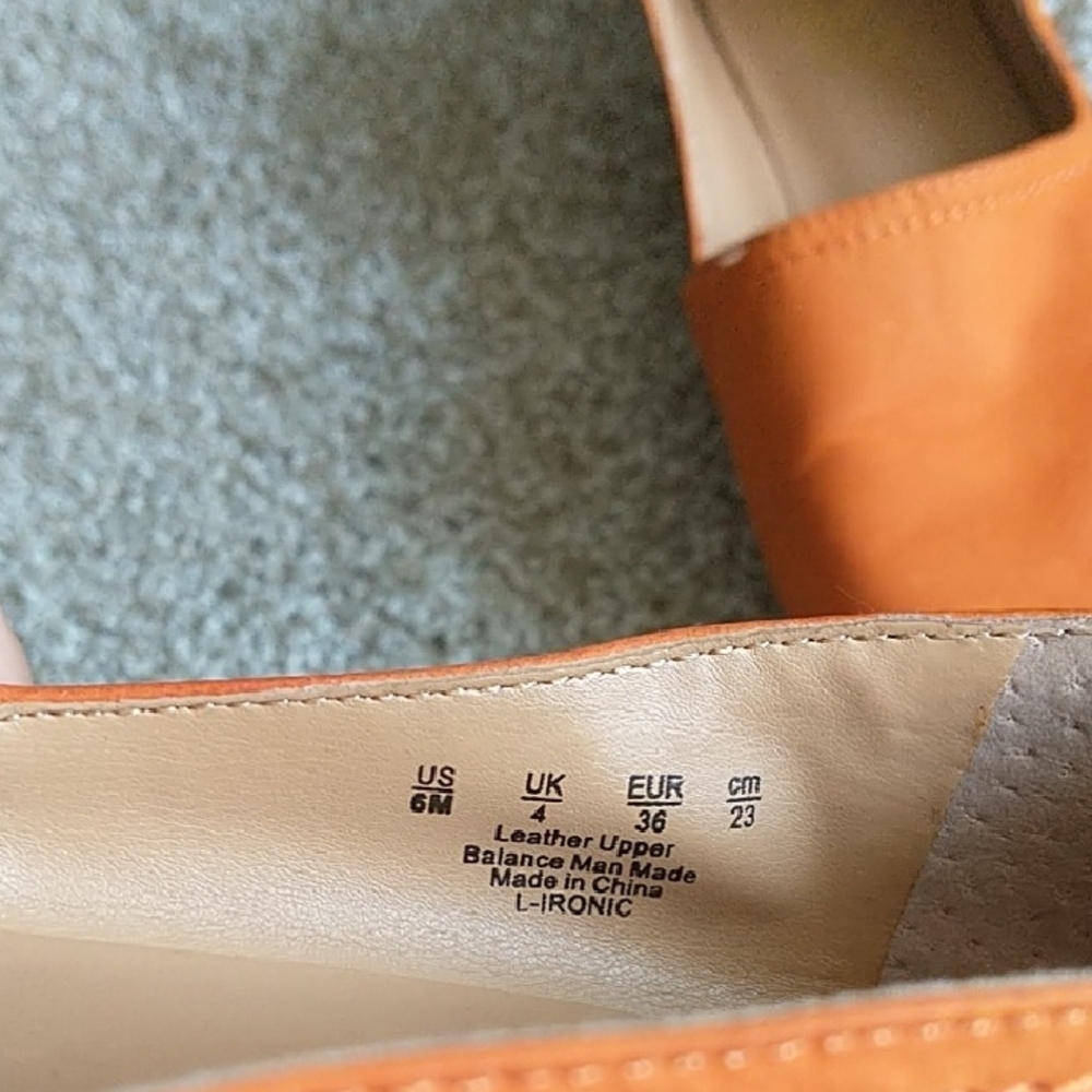 Franco Sarto Orange Espadrille Slip-Ons - Picture 4 of 8